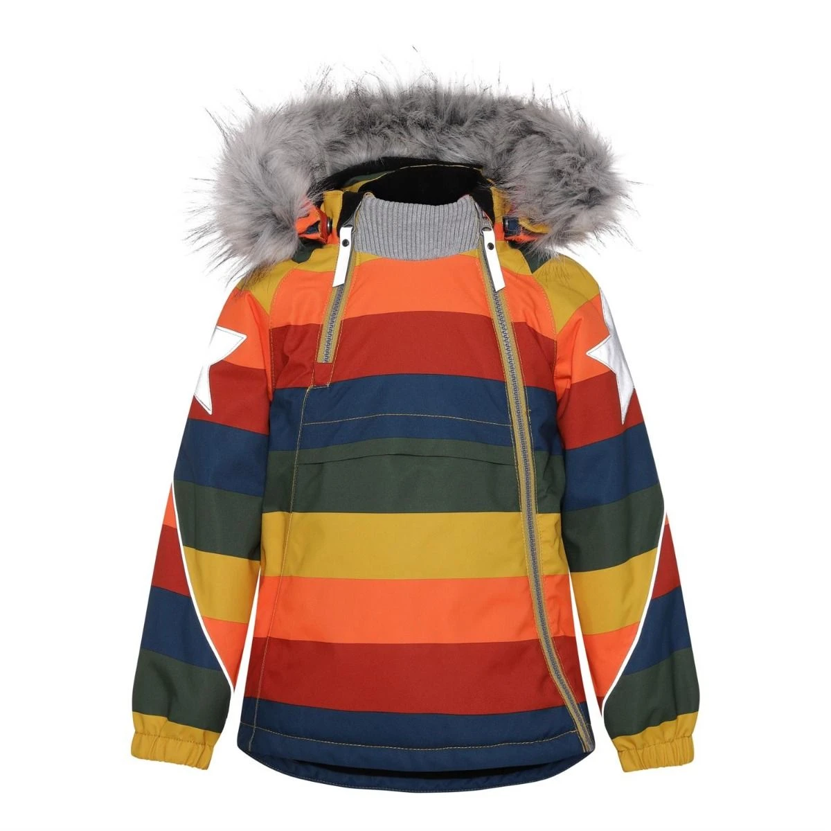 MOLO Hopla Fur Rainbow Jacket 1 MOLO Hopla Fur Rainbow Jacket