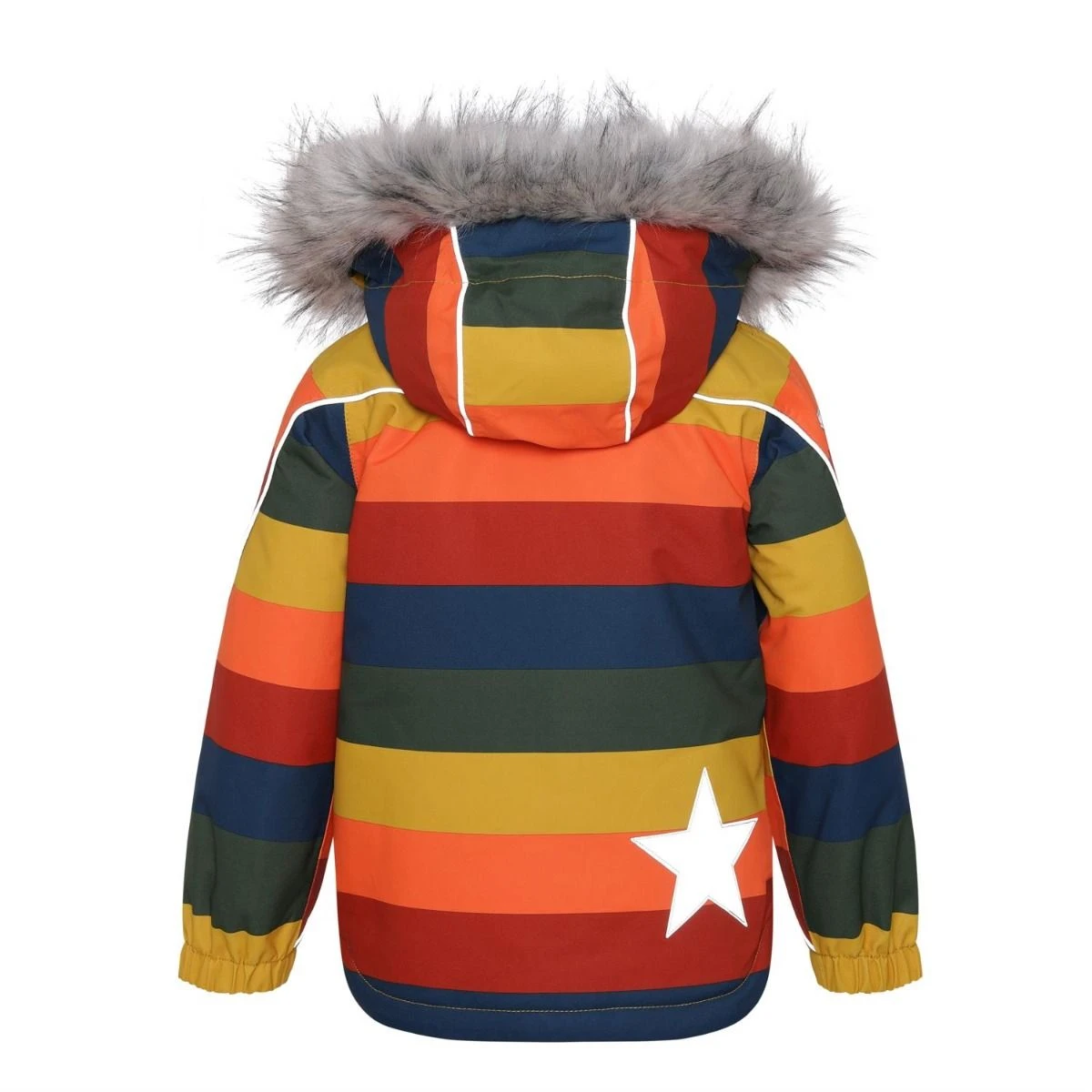 MOLO Hopla Fur Rainbow Jacket 2 MOLO Hopla Fur Rainbow Jacket - Image 2