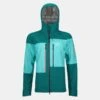 Ortovox - Women's Guardian Shell Jacket -Ecoski Sale Shop 70320 60801 3l guardian shell jacket w pacific green b 01